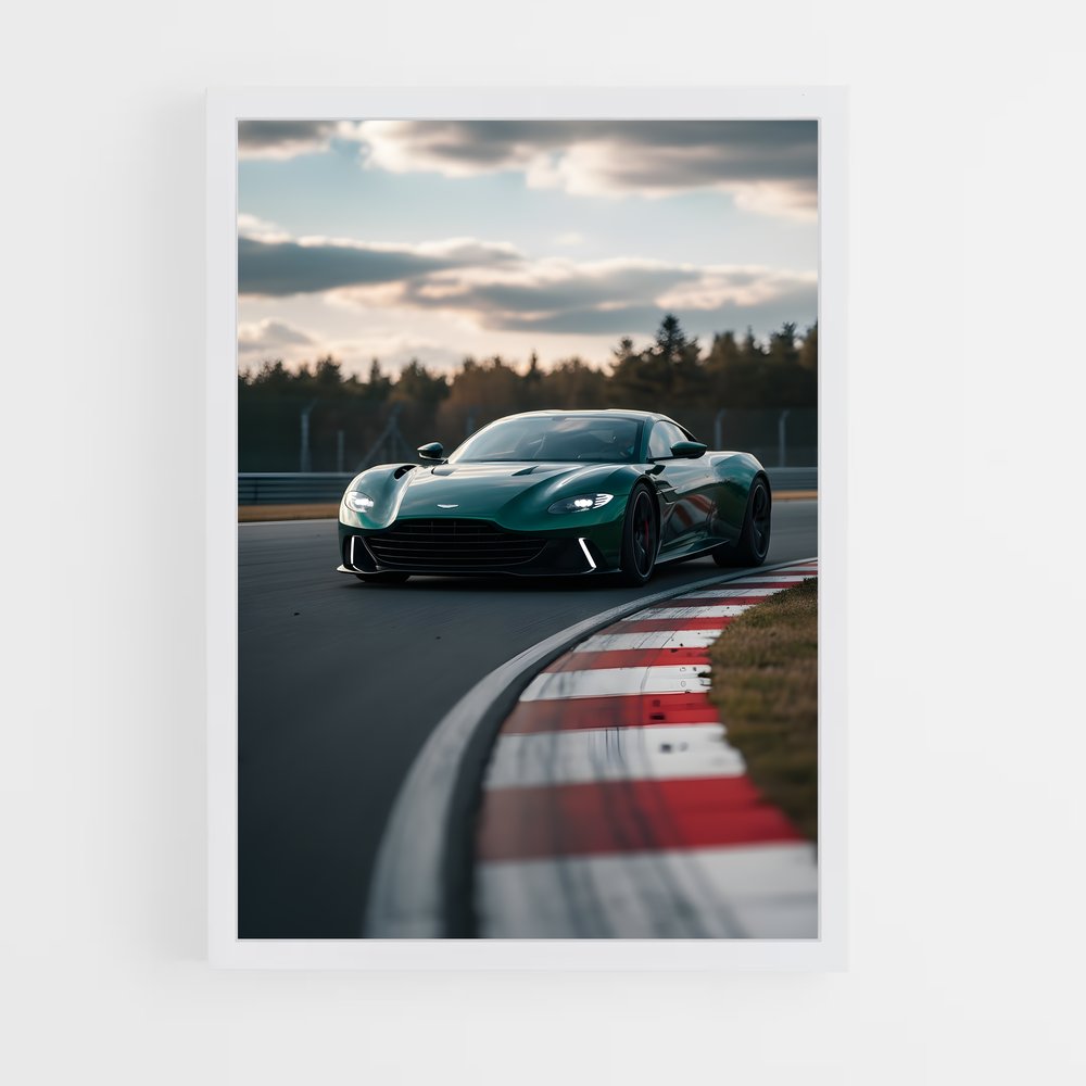 Poster Aston martin effrénée (vue 3)